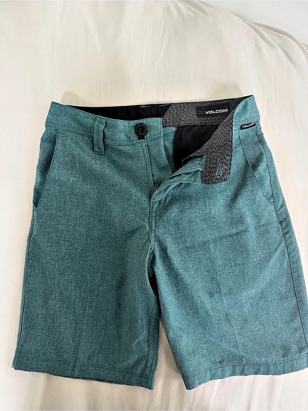 Volcom Men's Hybrid Shorts Blue Waist 25